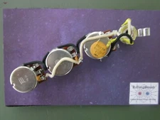 Vintage Jazz Bass Harness .02 Circle D Cap Bourns Solid Shaft KellingSound