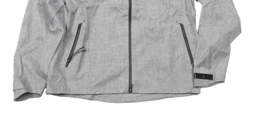 AG Adriano Goldschmied Men's Heathered Grey Highland Tech Full Zip Jacket $298 - Picture 3 of 9