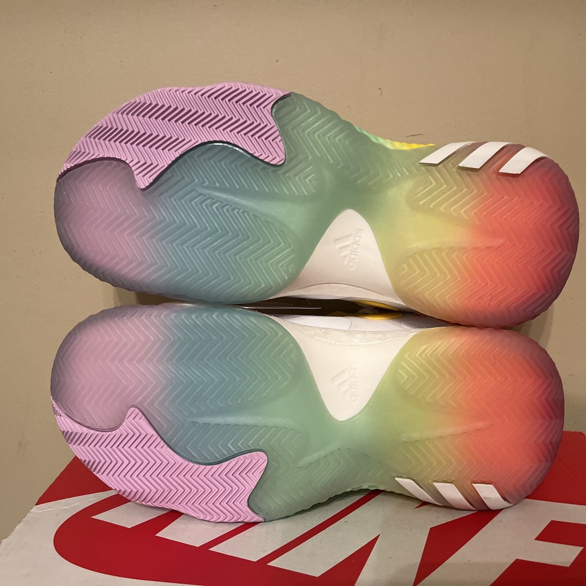 Adidas SM Harden Vol. 6 Pastel Basketball Shoes HQ1271  display picture 1