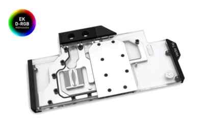 EK-Vector FTW3 RTX 2080 RGB 水枕とバックプレート EK-Vector FTW3 RTX 2080 RGB - Nickel + Plexi – EK Webshop