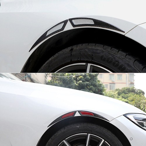 2 Piezas Pegatinas Coche Guardabarros Lateral Protector de Rayas Protector de Cejas Borde de Rueda Pegatina - Imagen 4 de 10