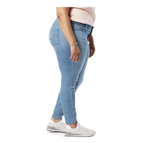Signature by Levi Strauss &Co. Womens And Womens Plus Mid Rise Skinny Jeans NWT - Picture 2 of 4