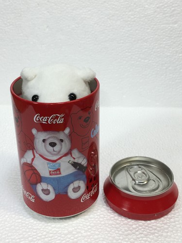 COCA~COLA POLAR BEAR IN COCA~COLA CAN - BEAN PLUSH DESIGN - YOUR CHOICE - Picture 4 of 23