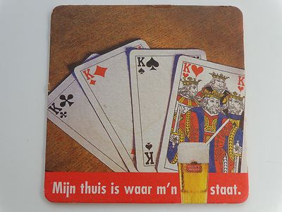 Beer Collectible Bierdeckel Coaster ~ STELLA ARTOIS Belgian Brewery ~ Card Game
