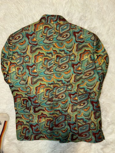 Maraget France Psychedelic Blazer Vintage Gr. 12 - Bild 7 von 8