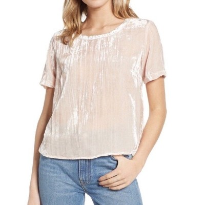 splendid moonstone velvet shirt