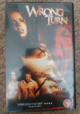 Wrong Turn (VHS, 2004) New Sealed (Excellent Condition)