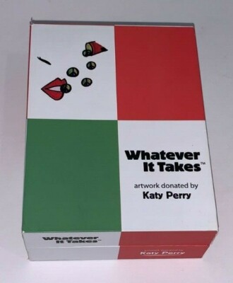 Katy Perry, WHATEVER IT TAKES, Charity Artwork Jewelry in Original Box