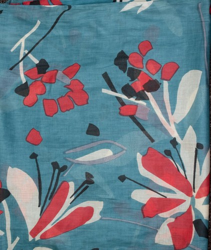 Women's 100% Cotton Scarf Kushi Various Colours Prints Lightweight BNWT - Picture 58 of 75