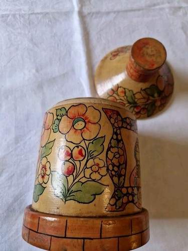 Vintage Russian Folk Storage Jar - Picture 3 of 6