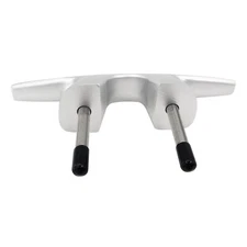 ISURE MARINE Boat Aluminum 8” Bolt Pull Up Mooring Cleat Flush Mount