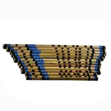Beautiful Wood Bamboo Flute Indian Musical Instrument Bansuri Assorted Set Of 13
