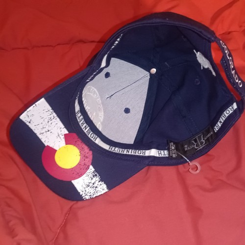 Robin Ruth Colorado State Baseball Hat / Cap Adjustable One Size NWT blue - Picture 4 of 9