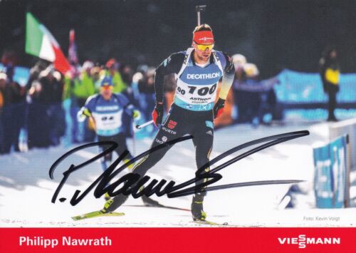 Autogrammkarte Philipp Nawrath - Biathlon - Deutschland - Bild 1 von 1