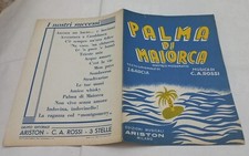 SPARTITO MUSICALE PALMA DE MAIORCA JAVIER GARCIA FLO SANDON'S C.A.ROSSI 1954