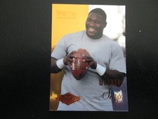 WARREN SAPP 1995 SELECT CERTIFIED EDITION FOOTBALL ROOKIE CARD # 127 MINT HOFER. rookie card picture