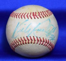 Kirby Puckett Beckett BAS Autograph Signed Baseball