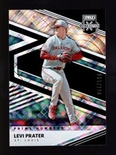 2020 ELITE EXTRA EDITION PRIME NUMBERS #93 LEVI PRATER RC 51/184 CARDINALS