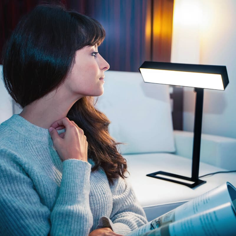 Dayvia Sundesk 3 SOLVITAL lampe de luminothérapie 10000 lux sans scintillement