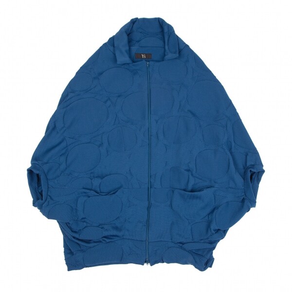 Y's Dot Jacquard Double Zip Cape Jacket Size 2(K-118359) | eBay