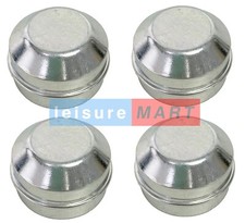 Four 47mm Avonride Metal Trailer Wheel Hub Caps