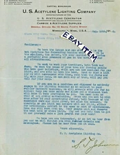 1910 Minneapolis Minnesota U.S ACETYLENE LIGHTING CO. Harrison Roberts Hoyt Berg