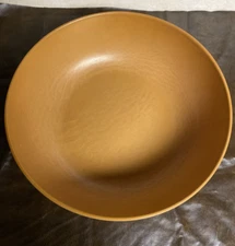 Vintage Ellingers Agatized Wood Bowl 9 inch Serving Dish #100 Sheboygan WI