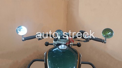 Adatto Per Royal Enfield Shotgun 650 "Specchi Bar End Con Supporti Cromati" - Foto 10 di 12