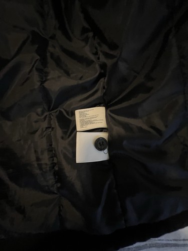 St. John's Bay women's black suede coat,Size XL 3/4 Length - Picture 7 of 11