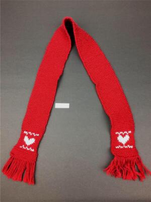 American Girl Kirsten Red Scarf~Winter Skating Accessory