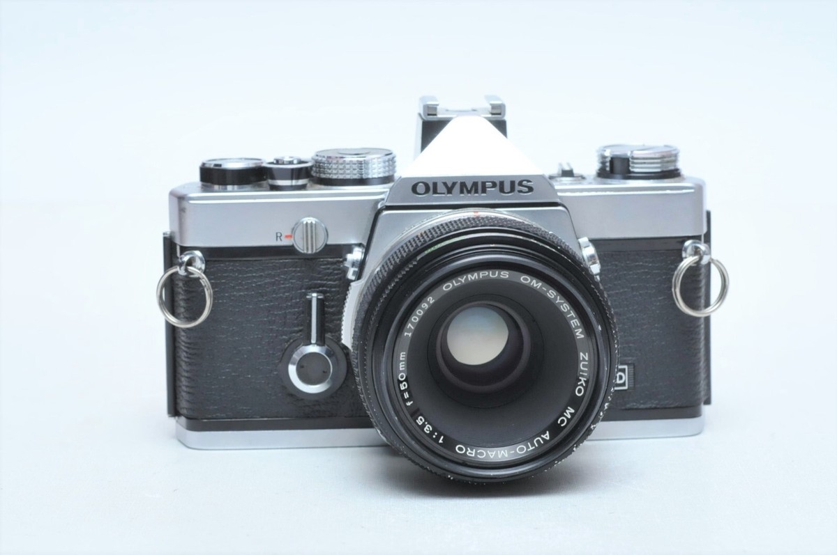 ★OLYMPUS OM-1 + ★ MACRO 50mm Olympus OM-1 MD SLR Film Camera W/50mm F3.5 Macro Lens Kit