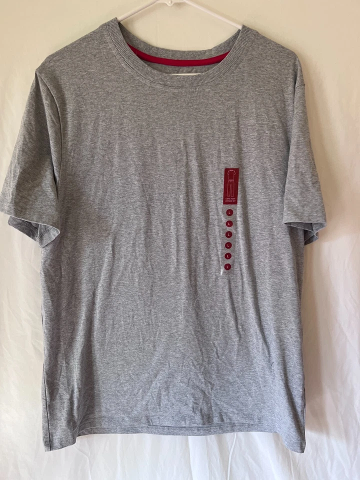 Nueva Camisa Club Room Para Hombre Ropa de Dormir Manga Corta Cuello Redondo Azul Talla L Foto 3 de 4