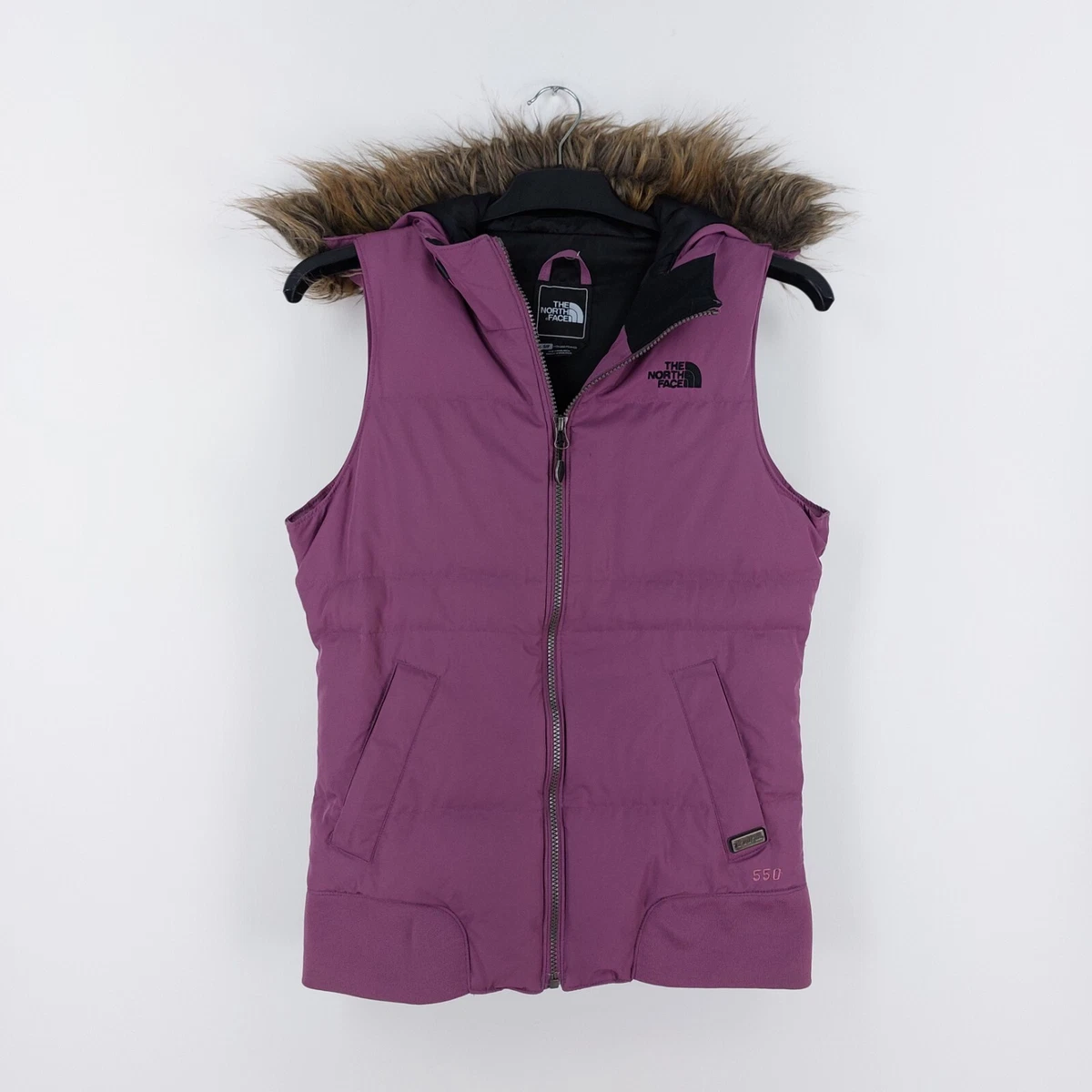 North face furry vest sale