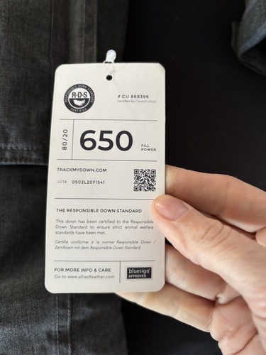 Neu mit Etikett Eddie Bauer Superior Daunen Stadion Parka Mantel für Herren grau Small UVP $ 400 - Bild 2 von 7