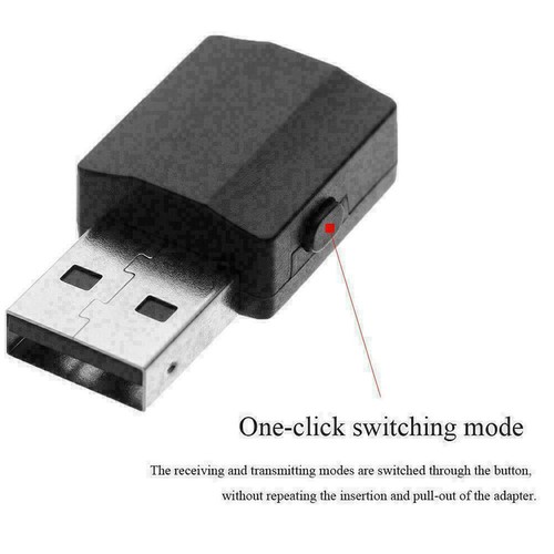 2-in-1 Stereo Audio Adapter Bluetooth 5.0 Transmitter R1J9 N0L6 F9D7 H2K7 B3C5 - Photo 5/9
