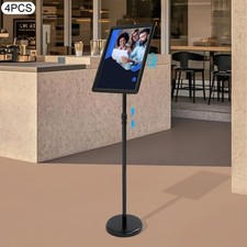 4 Packs Sign Stands Adjustable Floor Standing Sign Holder Pedestal Poster Stand