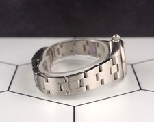 Rolex Oyster Perpetual 25mm Stainless Steel Red Dial Watch 67180 7