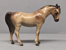 Rare Rosegray Color Hagen Renaker  Mini Arabian Mare Soft Detail