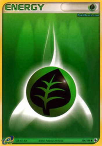 Grass Energy - 104/109 - Common - Moderately Played - EX Ruby and Sapphire