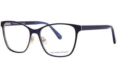 Kate Spade Seline PJP Eyeglasses Women's Blue Full Rim Rectangle Shape 53mm