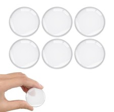 Door Stoppers Wall Protector, 6 Pack Silicone Door Bumpers with Strong Back A...