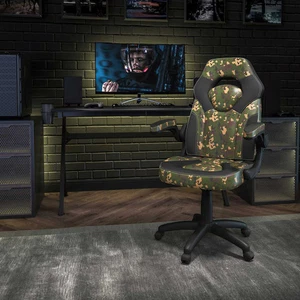 Flash Furniture Gaming Chair, Padded Flip-up, Camouflage CH-00095-CAM-GG Flash