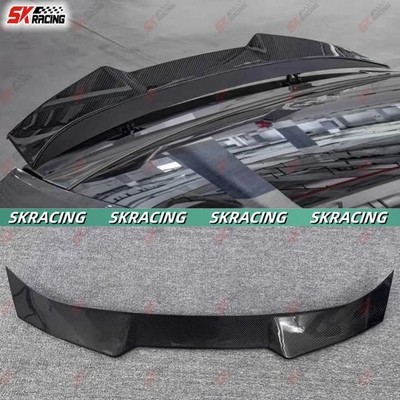 Fits Audi A7 S7 Sportback 19-25 Dry Carbon Fiber Rear Trunk Spoiler Wing BodyKit