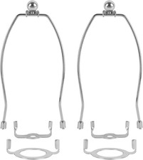 10 Inch Lamp Harp 2 Set, Detachable Lamp Shade Holder for Table and Floor Lamps