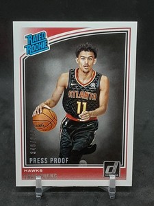 TRAE YOUNG 2018-19 DONRUSS PRESS PROOF ROOKIE #348/349 HAWKS SOONERS QQ