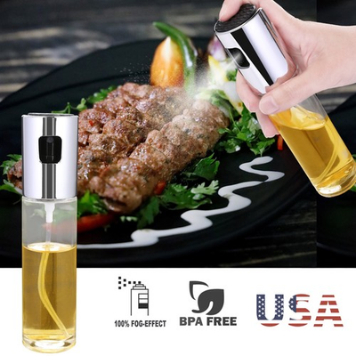 #ad 100ml 3.5oz Olive Oil Sprayer Cooking Mister Spray Pump Fine Bottle Kitchen NEW $8.29