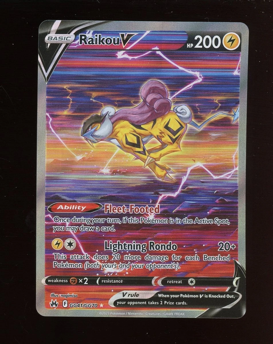 raikou v pokemon card PSA 10 Raikou V #218 Vstar Universe s12a Japanese Pokemon card – GorillaTCG main image 1