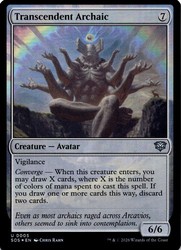Transcendent Archaic #5 Foil Secrets of Strixhaven