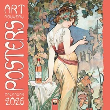 Art Nouveau Posters Wall Calendar 2026 (art Calendar) New ed, Like New Used, ...