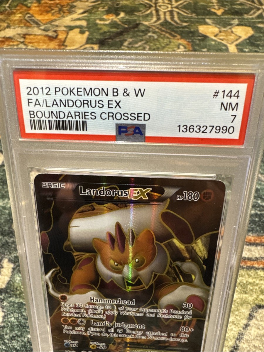 2012 Pokemon Landorus EX Full Art Holo Card 144/149 Boundaries